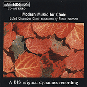 Modern music for choir album cover